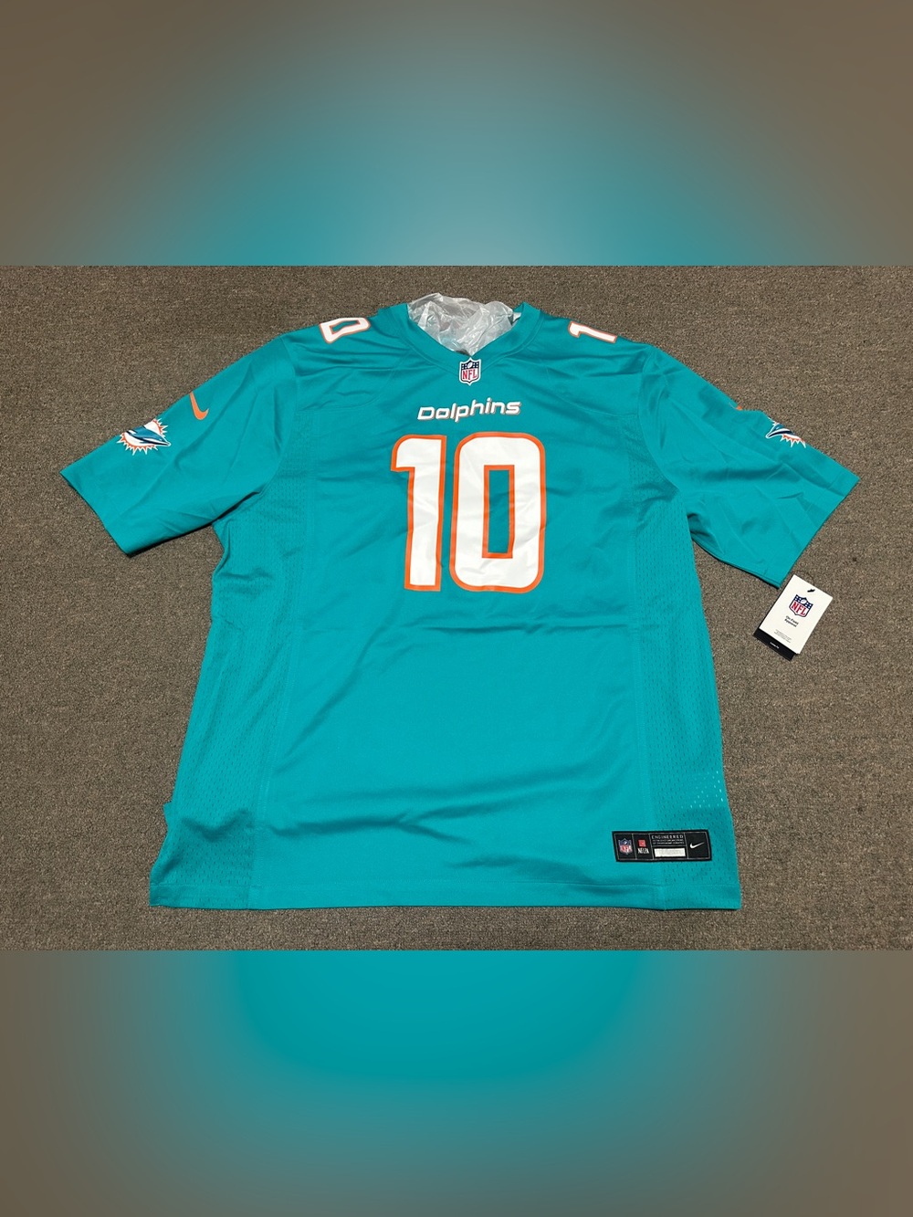 Miami Dolphins Tyreek Hill #10 Nike Jersey Men’s 2XL XXL Aqua Engineered NFL